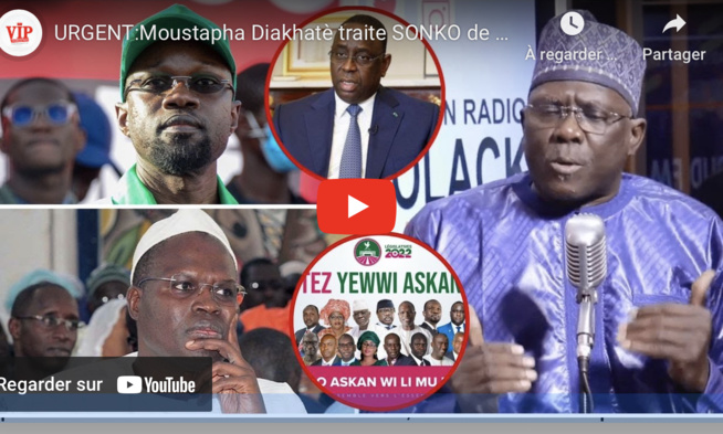 URGENT: Moustapha Diakhatè traite SONKO de T€rroriste, Khalifa sall ecarté par SONKO de Yewi Askanwi