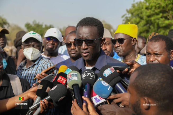 Monsieur le Premier Ministre, Ministre de l’Elevage et des Productions animales, Amadou BA,a effectué une série de visites au niveau des marchés à bétail de Sandiara, Touba Toul et de Sewékhaye