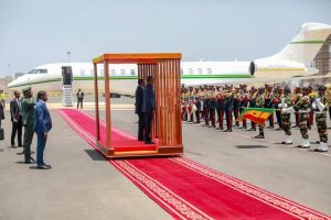 Le président rwandais Paul Kagame au Sénégal