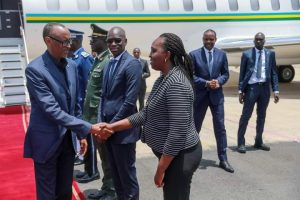 Le président rwandais Paul Kagame au Sénégal