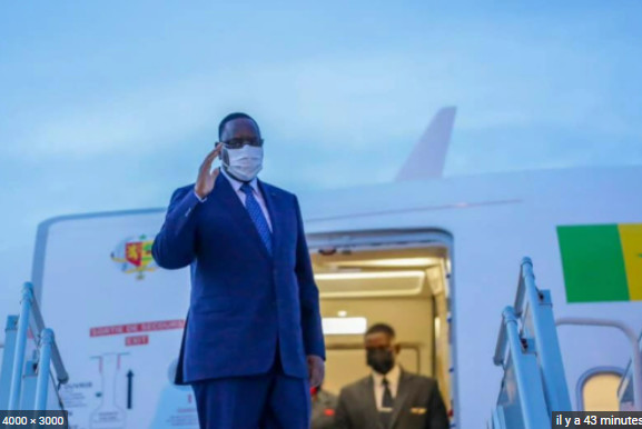 Macky Sall en visite officielle en Ouganda, le 18 juillet 2023