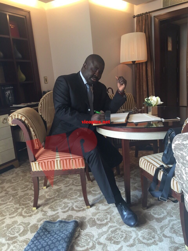 Abdou Lahat Ndiaye à Paris pour des oeuvres de bienfaisances.