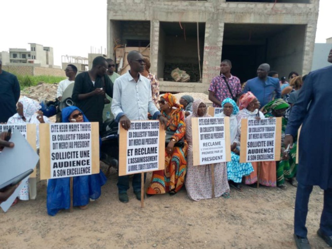 Manifestation qui interpelle l’état : La Cité Keur Mbaye Thioye dénonce les promesses non tenues des autorités