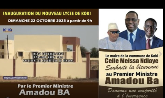 Le PM Amadou Ba inaugure le nouveau lycée de Koki