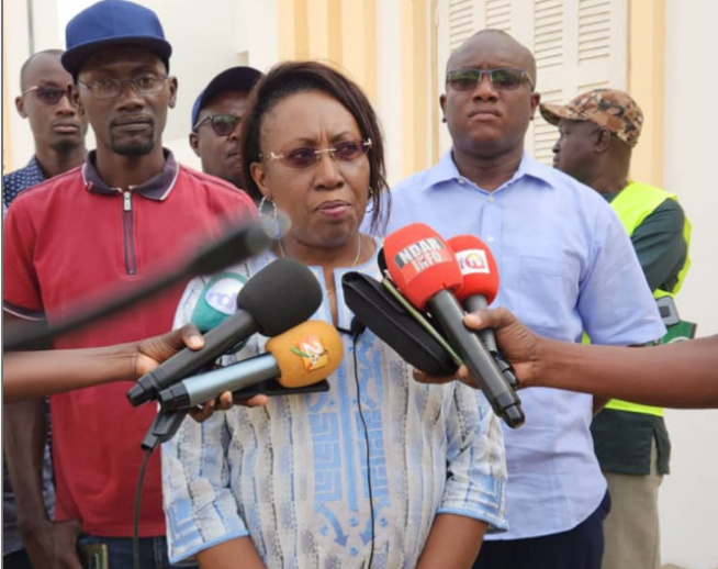 Visite du SERRP à Saint-Louis: Mme Ndao, coordonnatrice, annonce le relogement définitif des sinistrés en décembre