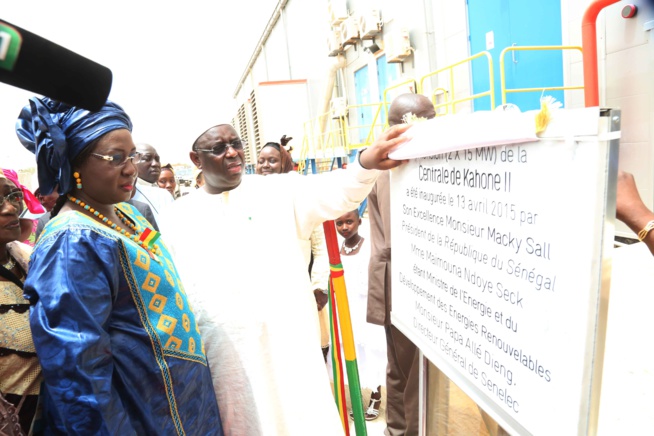 Macky Sall inaugure la centrale électrique de Kahone et annonce ses ambitions pour le secteur