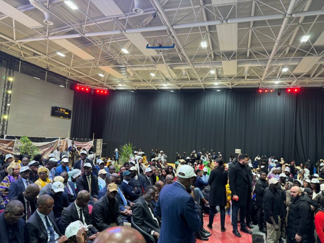 Le candidat Amadou BA en meeting à Asnières (France) Mobilisation exceptionnelle pour une victoire éclatante de BBY au 1er tour