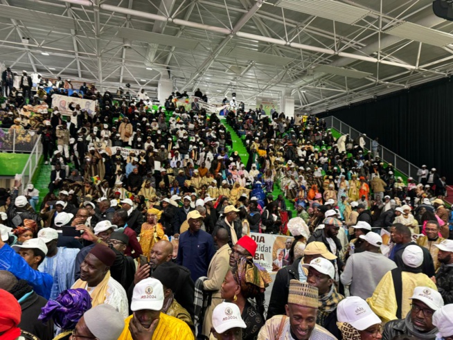 Le candidat Amadou BA en meeting à Asnières (France) Mobilisation exceptionnelle pour une victoire éclatante de BBY au 1er tour