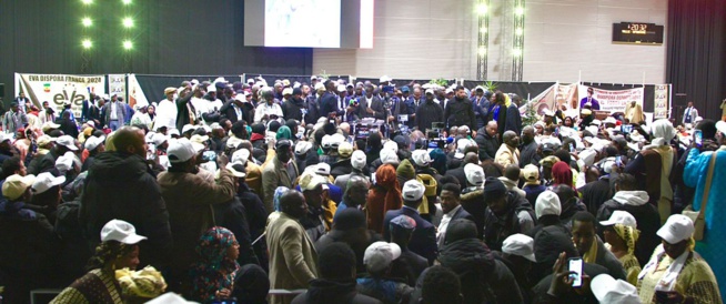 Le candidat Amadou BA en meeting à Asnières (France) Mobilisation exceptionnelle pour une victoire éclatante de BBY au 1er tour