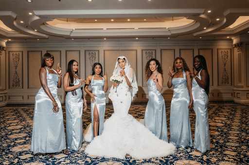 Mariage de Dj Padros: Admirez la magnifique robe de son épouse (Photos)