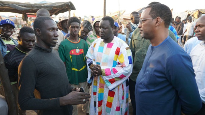 Le candidat en campagne à la banlieue : après Keur Massar, El Hadji Mamadou Diao était dans la zone des Niayes.