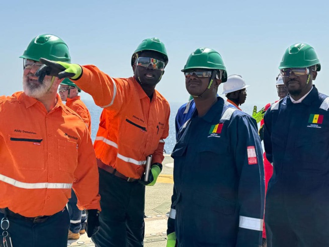 Le premier baril de pétrole attendu entre mai et juillet 2024 : Antoine Félix Diome et ses collaborateurs en visite de chantier