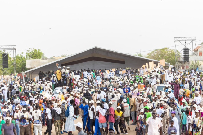 Amadou Ba affirme face une foule en liesse   «Kaolack redeviendra  le grenier  du Sénégal»