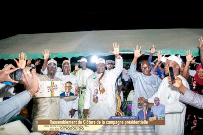 Meeting de clôture : Pape Modou Fall assure une forte mobilisation et promet la victoire de Benno au 1er tour