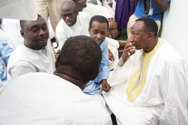 En images, l'innauguration de la mosquée de Serigne Saliou Mbacké de Mbour ce vendredi 1er jour du ramadan.