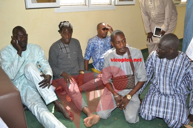 L'homme d'affaires Cheikh Amar un fervent talibé en visite de courtoisie chez Serigne Cheikh le fils de son guide Serigne Saliou à Boustane.