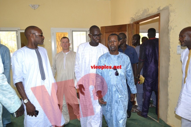 L'homme d'affaires Cheikh Amar un fervent talibé en visite de courtoisie chez Serigne Cheikh le fils de son guide Serigne Saliou à Boustane.