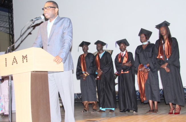 Cérémonie de collation des grades de l'Institut Africain de Management IAM Dakar Mermoz.