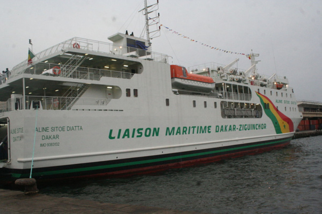 Nouvel Arrêt du bateau Aline Sitoé Diatta de la liaison Maritime Dakar/Ziguinchor : Diatta dénonce la gestion du COSAMA et réclame la fin du monopole