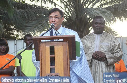 Coopération: l’ambassadeur de Chine à Dakar devient citoyen d’honneur de la commune de Médina