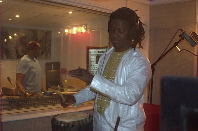 Ablaye Mbaye en studio pour la finalisation de son prochain album