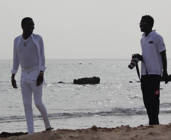 Waly Seck en plein tournage de sa nouvelle vidéo clip avec Papis Niang de Art bi Management.