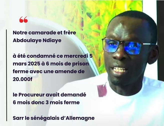 Abdoulaye Ndiaye, chargé de communication de Farba Ngom, condamné à 6 mois pour « diffusion de fausses nouvelles… »