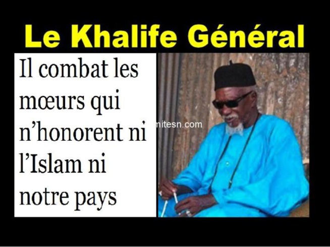 Le Khalif général des Mourides aux Apéristes «Nous ne voulons pas de l’homosexualité dans ce pays..»