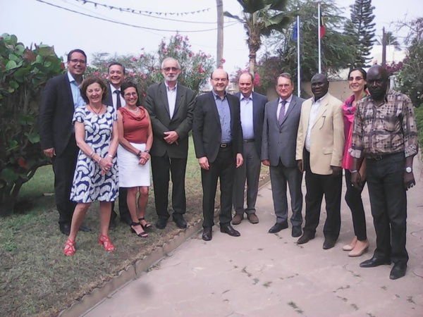 L’Ambassadeur de la Belgique à Dakar Philippe Colyn reçoit le Bourgmestre de Berchem Sainte-Agathe, Joël Riguelle