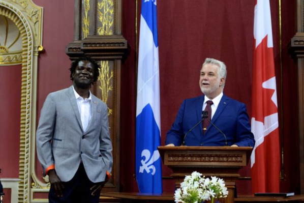 Boucar Diouf devient chevalier de l’Ordre national du Québec