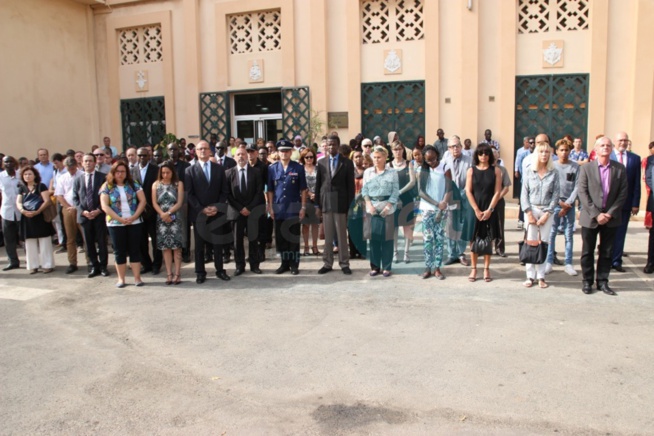 En images- Présentation de condoléances du gouvernement et de l'Assemblée nationale du Sénégal à la France