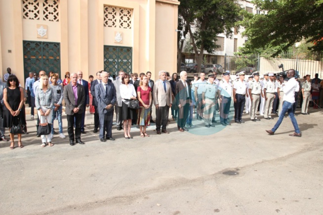 En images- Présentation de condoléances du gouvernement et de l'Assemblée nationale du Sénégal à la France