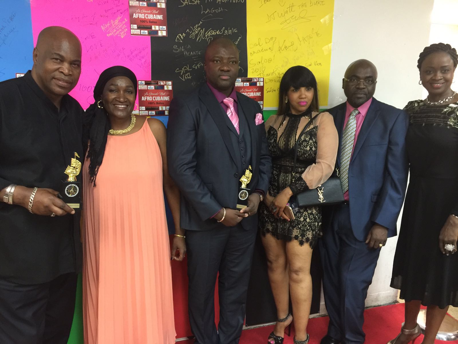 Omar Diaw Seck  honnore par le club Diaspora de la culture Africaine