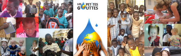 Je vote pour l’association « Les Petites Gouttes » en faveur des enfants des rues et des albinos