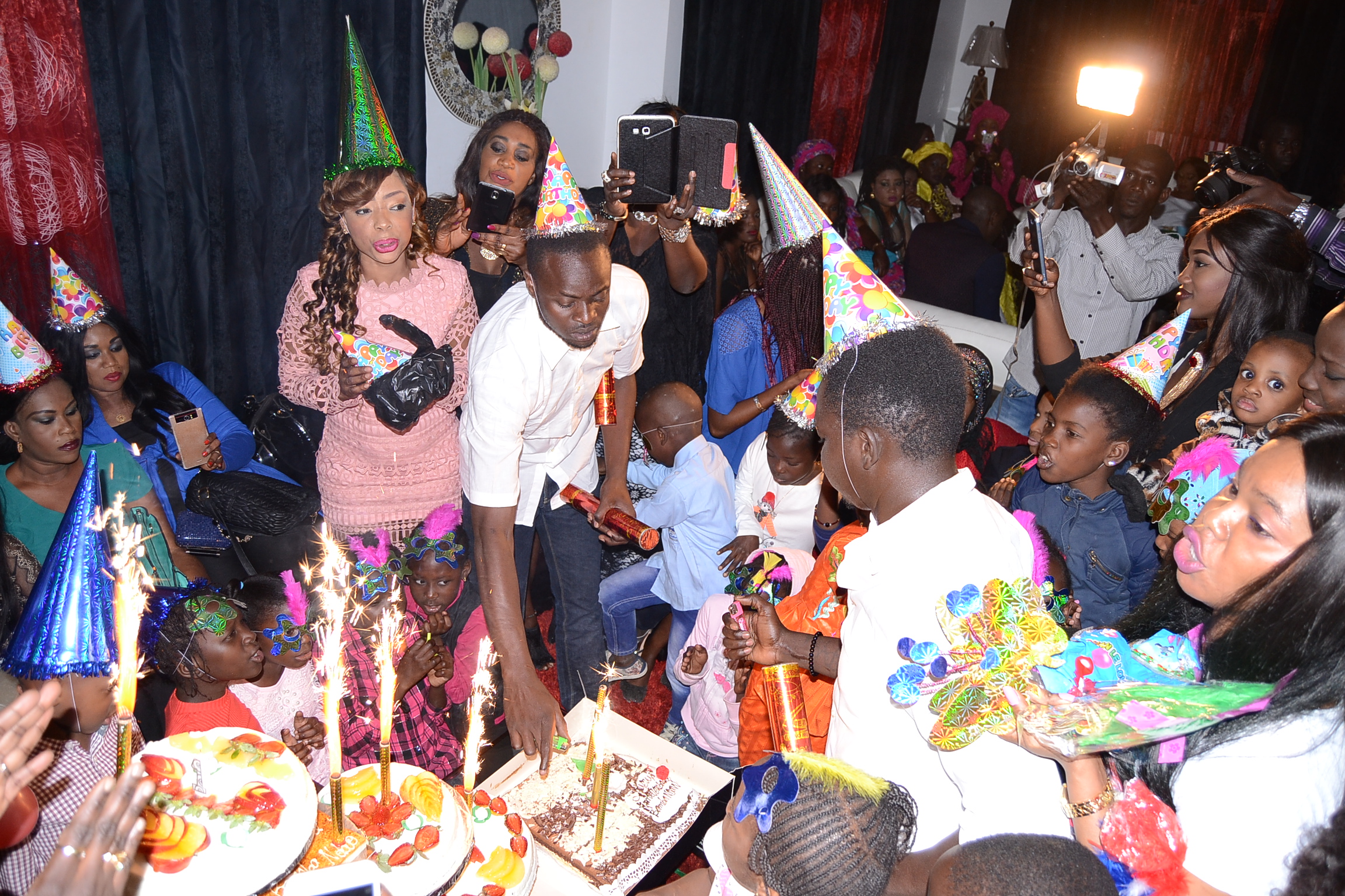 Quand le transitaire Lamine Ndao fête l'anniversaire de son fils.