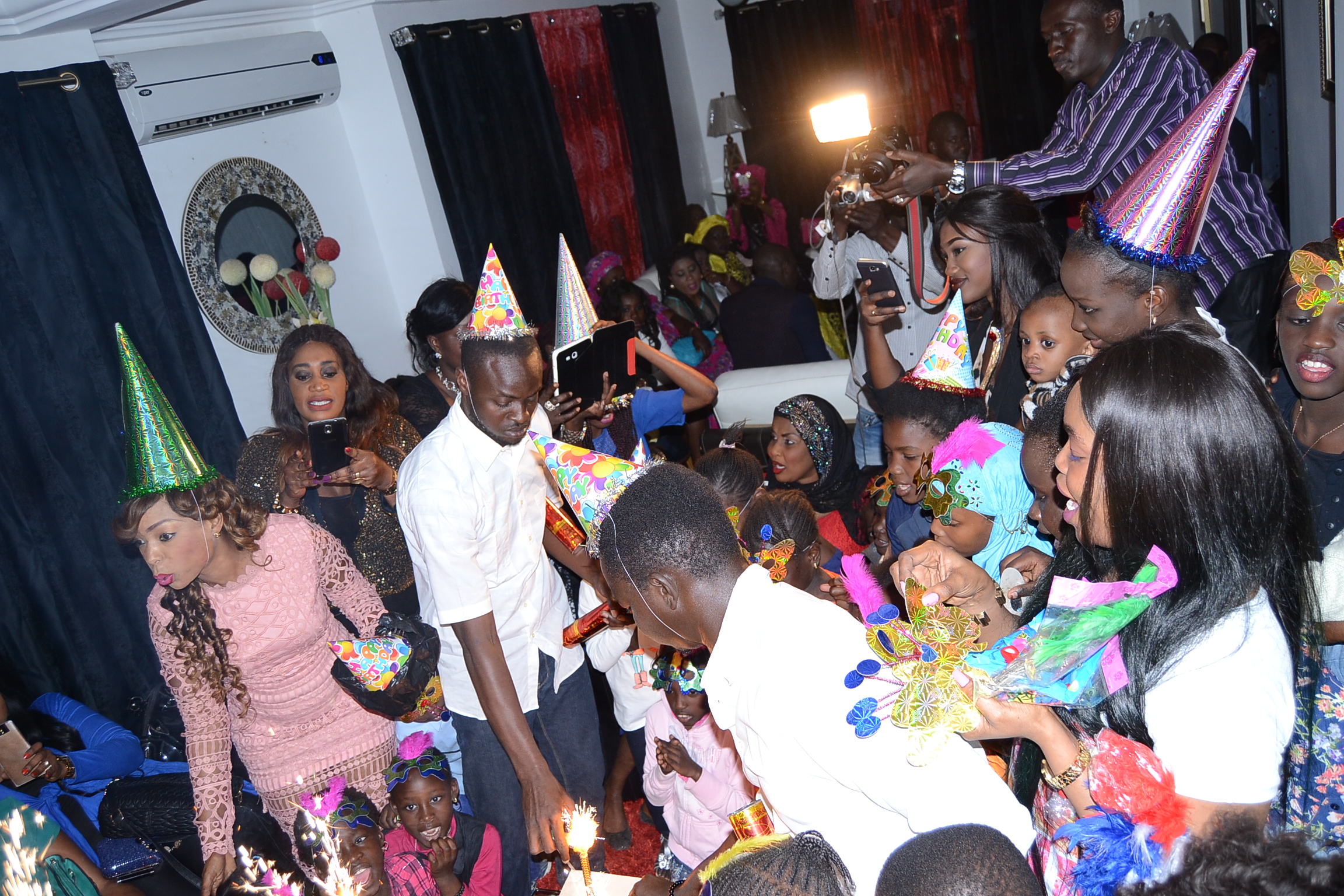 Quand le transitaire Lamine Ndao fête l'anniversaire de son fils.