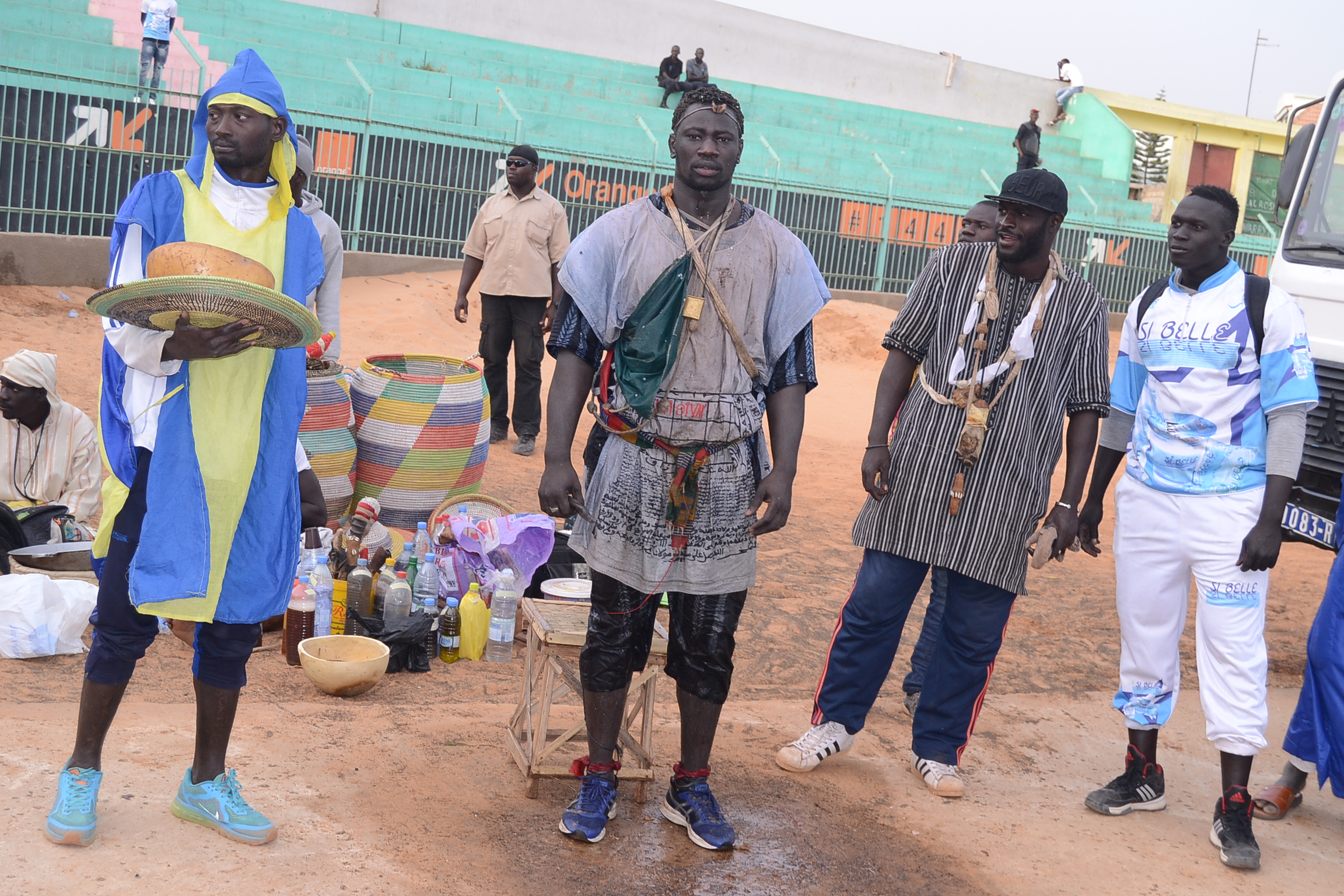 En images du combat de lutte Boy Niang vs Gouy Gui par PAF PRODUCTION de Pape Abdou Fall au stade Demba Diop.