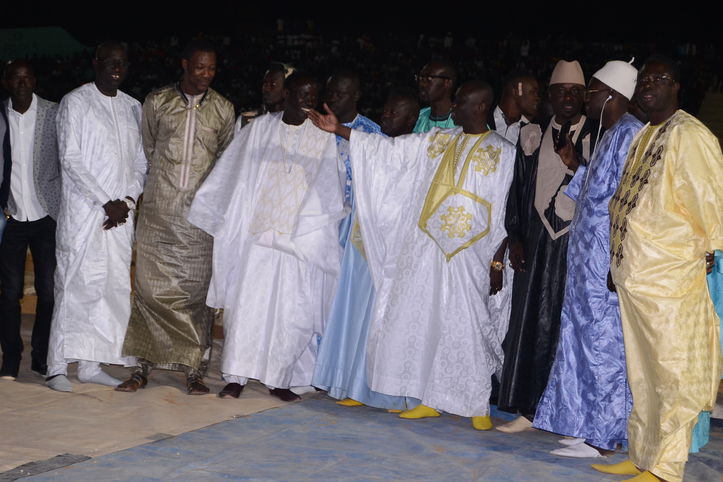 En images du combat de lutte Boy Niang vs Gouy Gui par PAF PRODUCTION de Pape Abdou Fall au stade Demba Diop.