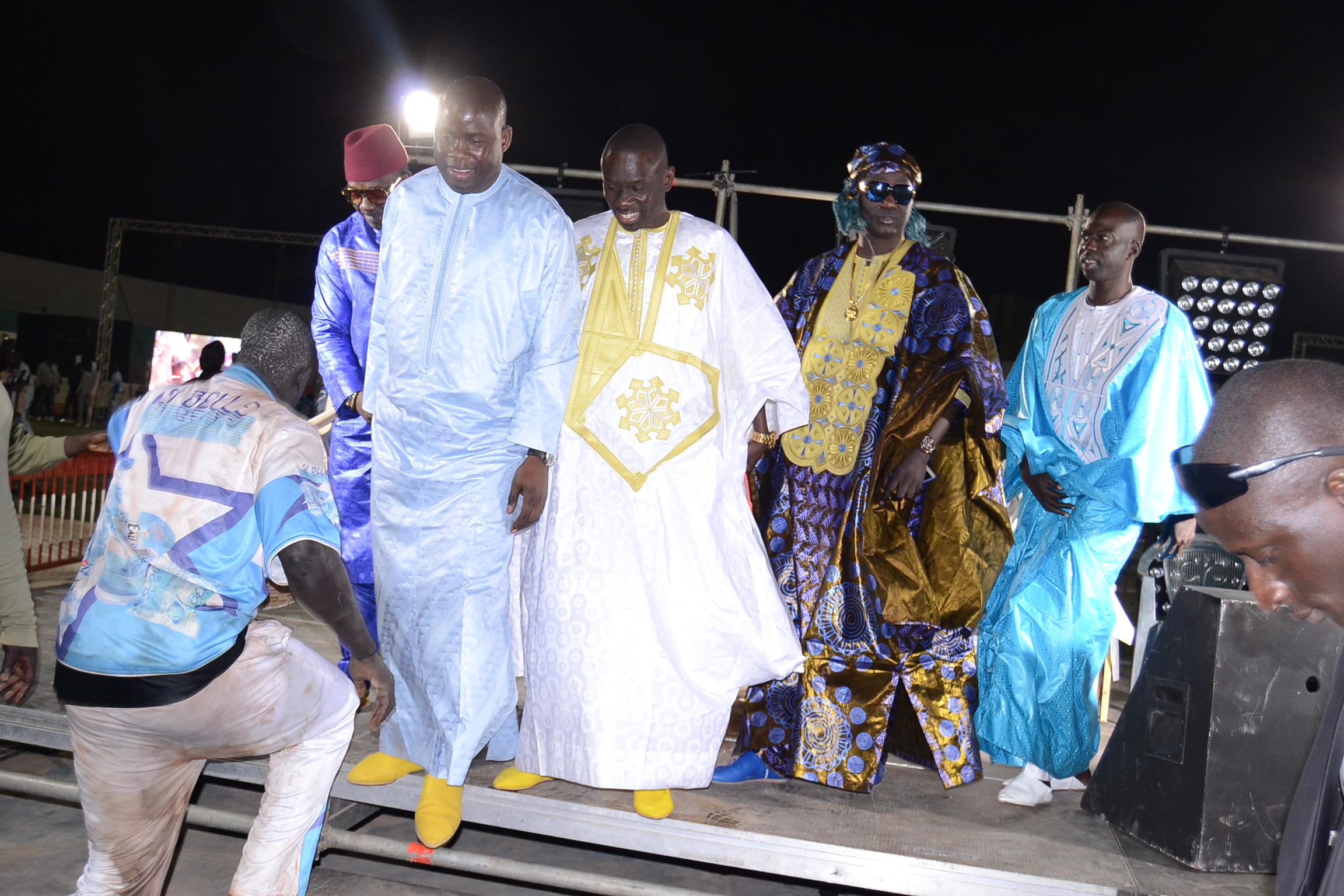 En images du combat de lutte Boy Niang vs Gouy Gui par PAF PRODUCTION de Pape Abdou Fall au stade Demba Diop.