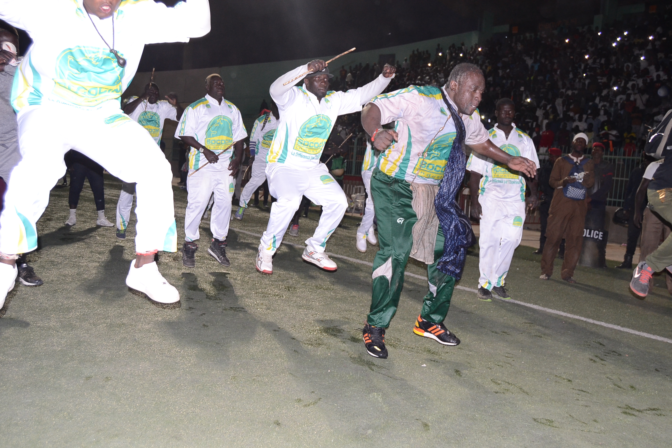 En images du combat de lutte Boy Niang vs Gouy Gui par PAF PRODUCTION de Pape Abdou Fall au stade Demba Diop.