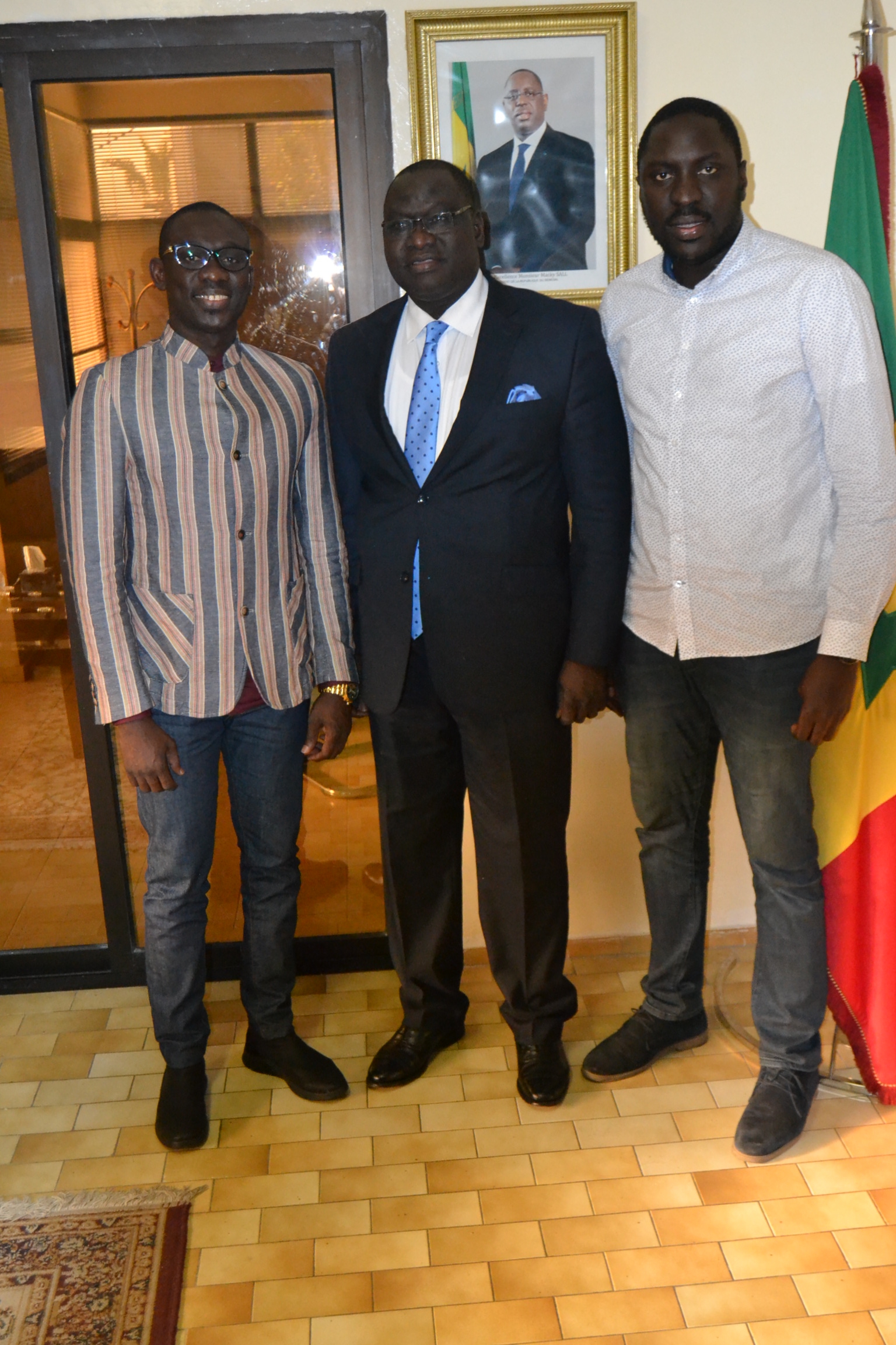 GRAND BEGUÉ DE CASABLANCA: PAPE DIOUF rencontre les autorités au Consulat du Sénégal à Casablanca