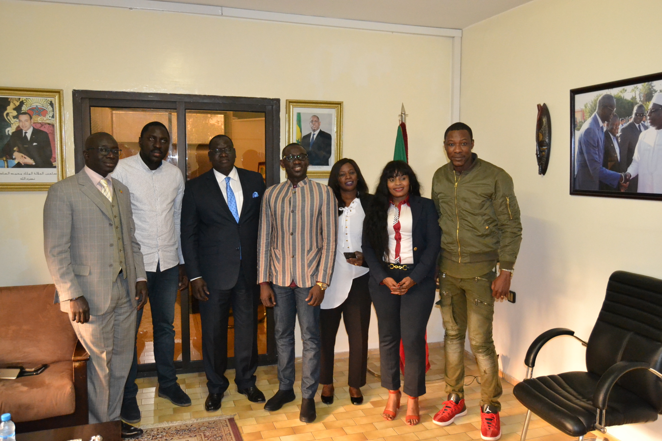 GRAND BEGUÉ DE CASABLANCA: PAPE DIOUF rencontre les autorités au Consulat du Sénégal à Casablanca