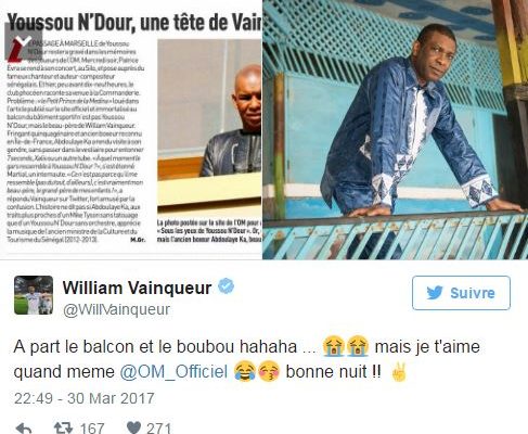 La drôle de bourde de l’OM sur Youssou Ndour