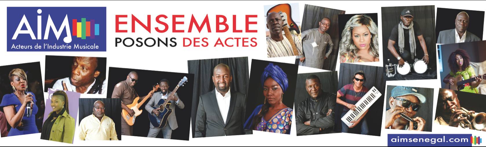 LES ACTEURS DE L’INDUSTRIE MUSICALE (AIM) remercient SEM Macky SALL, pour avoir répondu à l’appel de L’AIM en signant le nouveau décret portant sur les statuts et le fonctionnement du Grand théâtre.