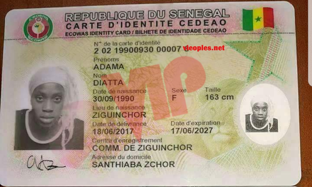 Urgent : Une persone sur deux cartes d'identités différentes à vous de juger.