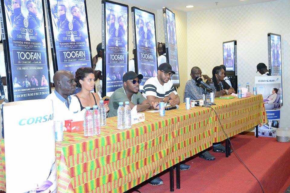 JOUR J- 02: TOOFAN face à la presse Sénégalaise pour le concert du 15 juillet à l'Esplanade du grand theatre.