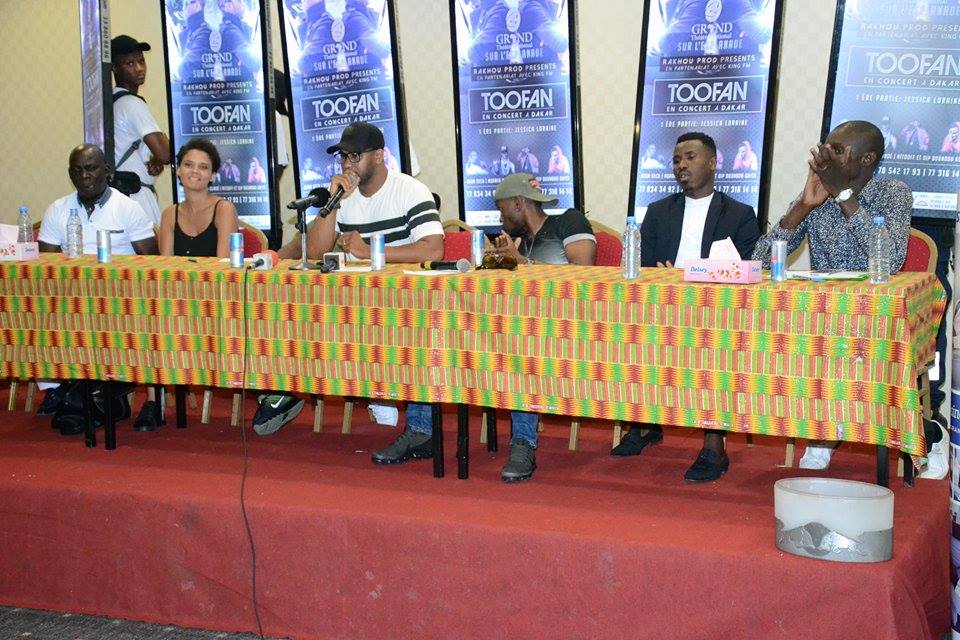 JOUR J- 02: TOOFAN face à la presse Sénégalaise pour le concert du 15 juillet à l'Esplanade du grand theatre.