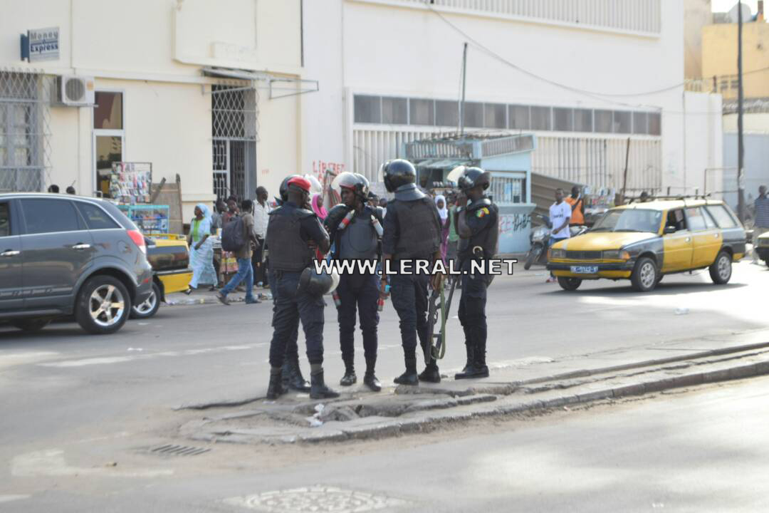 Marche de WADE : Un important dispositif sécuritaire quadrille le centre-ville