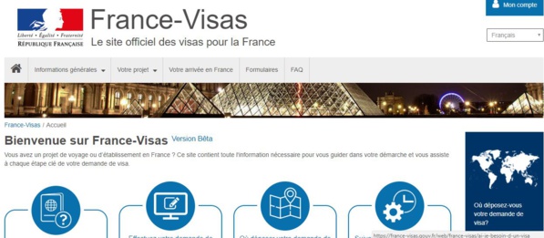 Visas pour la France : un nouveau service lancé pour faciliter les démarches des demandeurs de visa