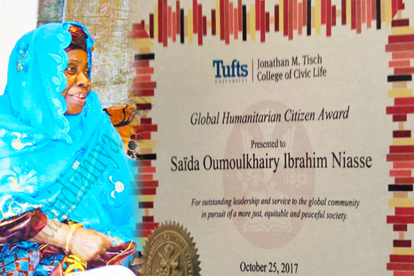 Une université américaine récompense Sayda Oumoulkhairy Niasse, fille de Baye Niasse